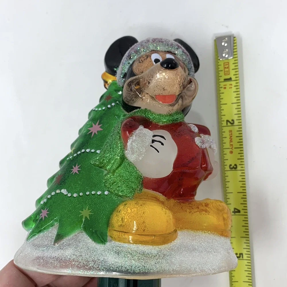 Disney's Mickey Mouse with Christmas Tree Decorative Acrylic Night Light Vintage